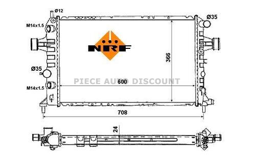 Accéder à la pièce Radiateur 1.6L - 1.8L - 2.0L - 2.2L - 2.2L DTi